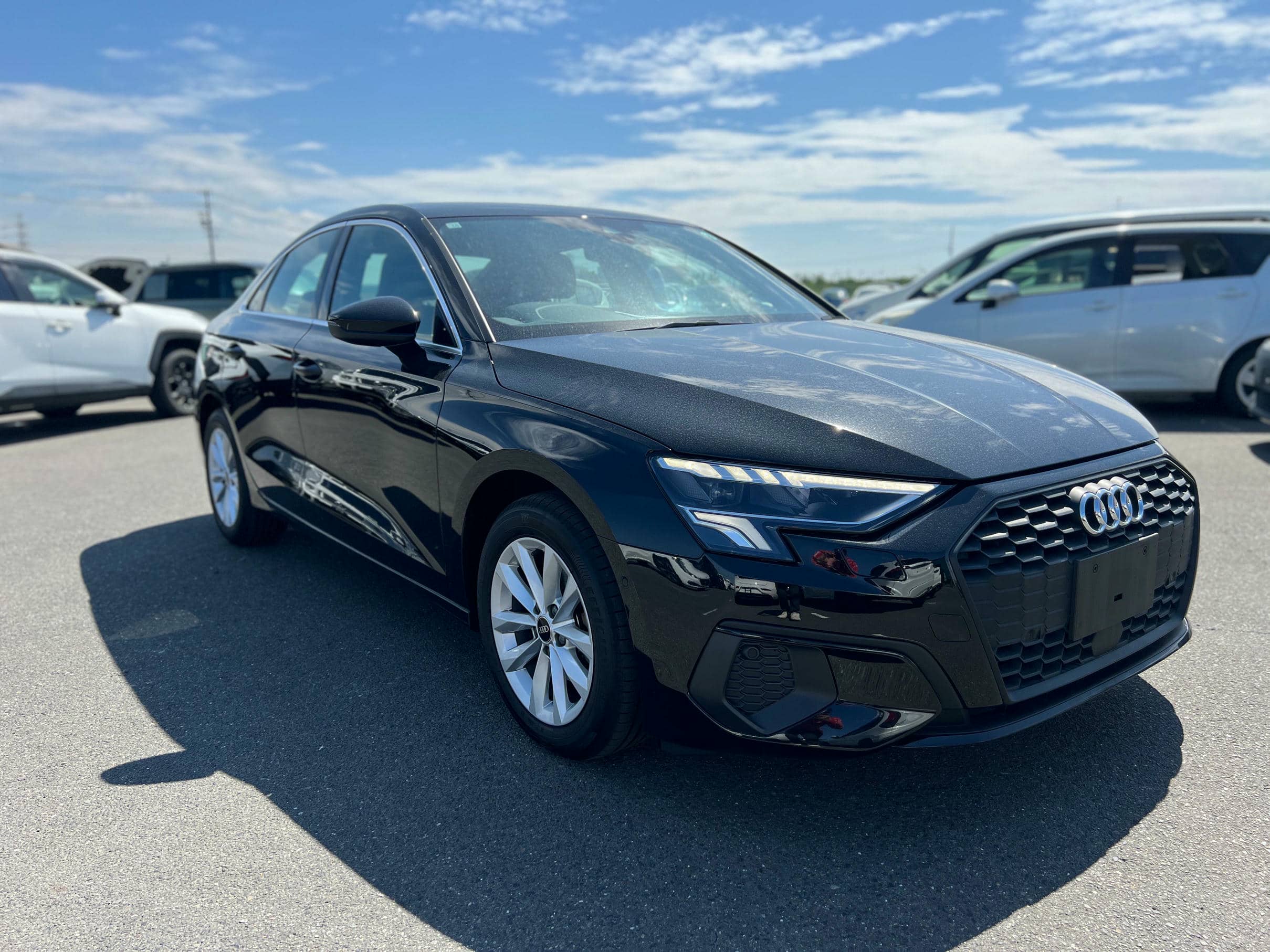 Front view of 2023 Audi A3 Sedan Sri Lanka model at UFS Lanka