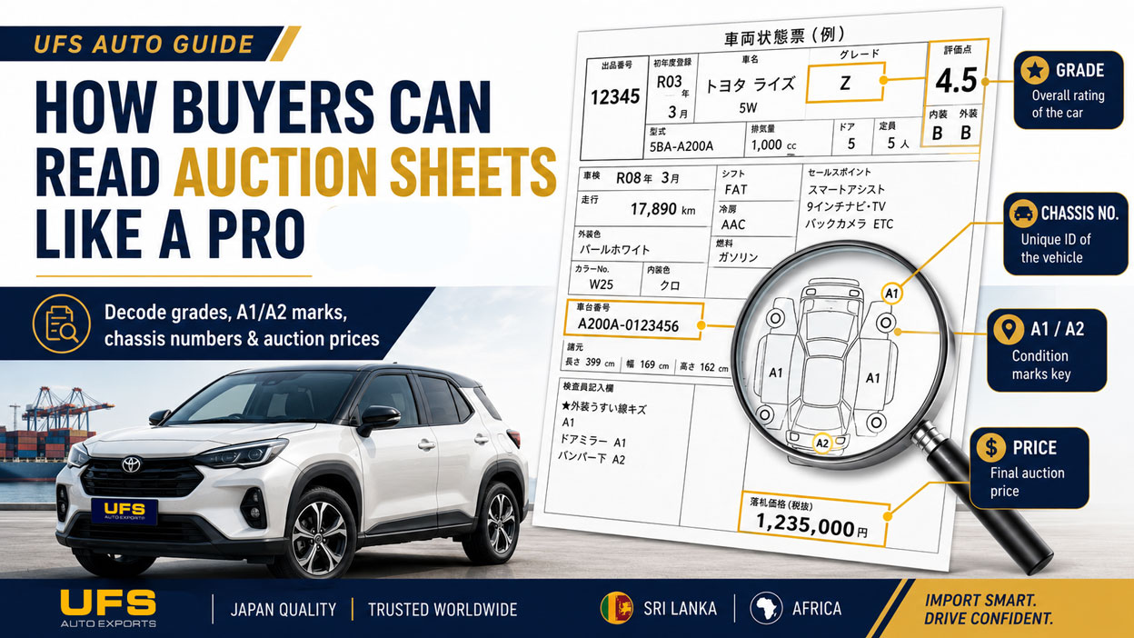 How Buyers Can Read Auction Sheets Like a Pro 2026