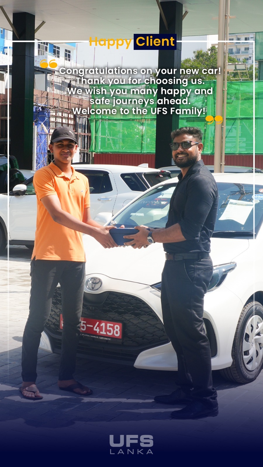 Toyota Yaris X happy customer