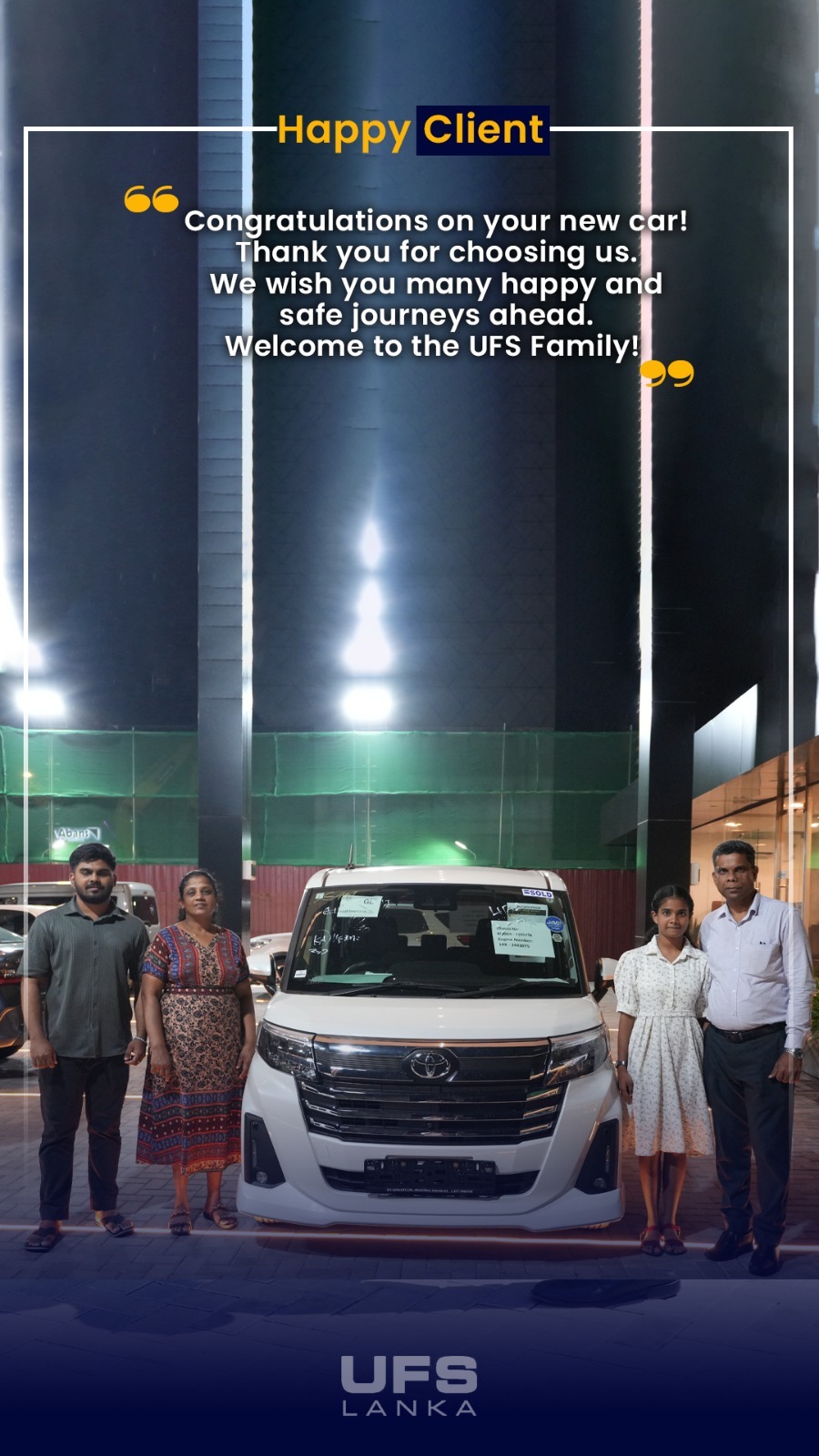 Toyota Roomy Custom G happy customer